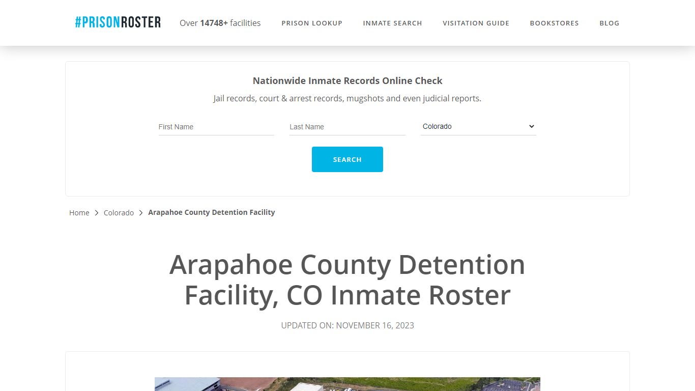 Arapahoe County Detention Facility, CO Inmate Roster - Prisonroster